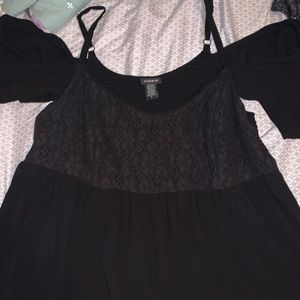 Torrid Cold Shoulder Lace Top